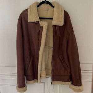 Shearling Jacket - Brown